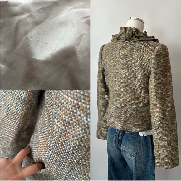 Outback Red Chic Academia Wool Blend Blazer size Medium. - Picture 7 of 8